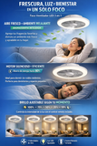 💡FOCO VENTILADOR LED CON AROMATIZADOR 3 EN 1✨