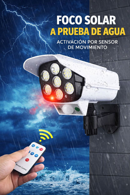 FOCO SOLAR CON SENSOR DE MOVIMIENTO