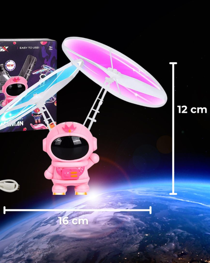 JUGUETE ASTRONAUTA VOLADOR ROSADO