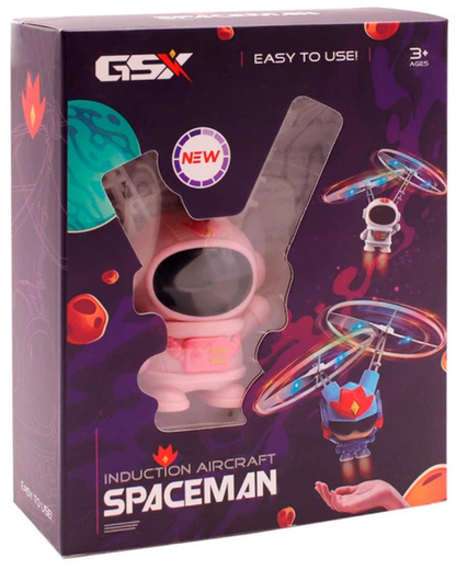 JUGUETE ASTRONAUTA VOLADOR ROSADO
