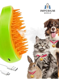 Cepillo a Vapor Premium 3 en 1 para Mascotas
