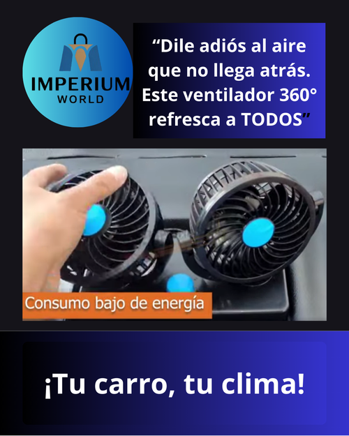 VENTILADOR PARA CARROS 360°