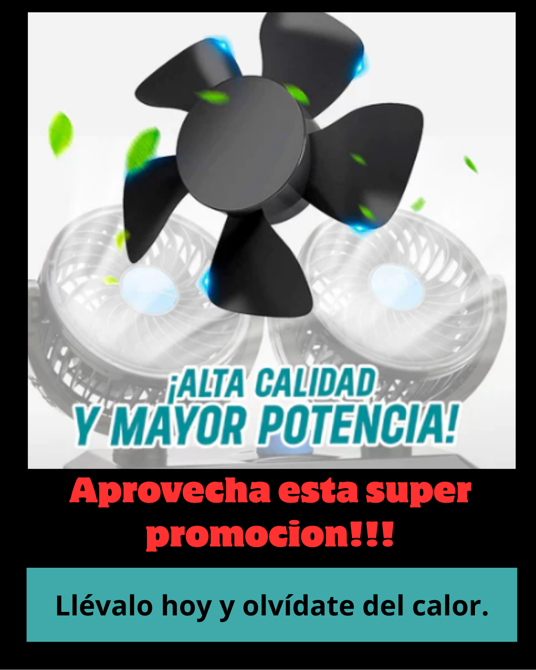 VENTILADOR PARA CARROS 360°