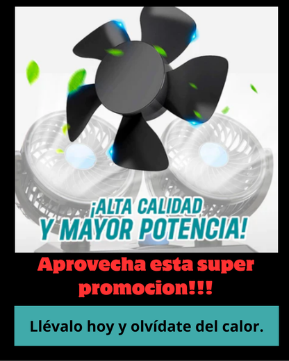 VENTILADOR PARA CARROS 360°