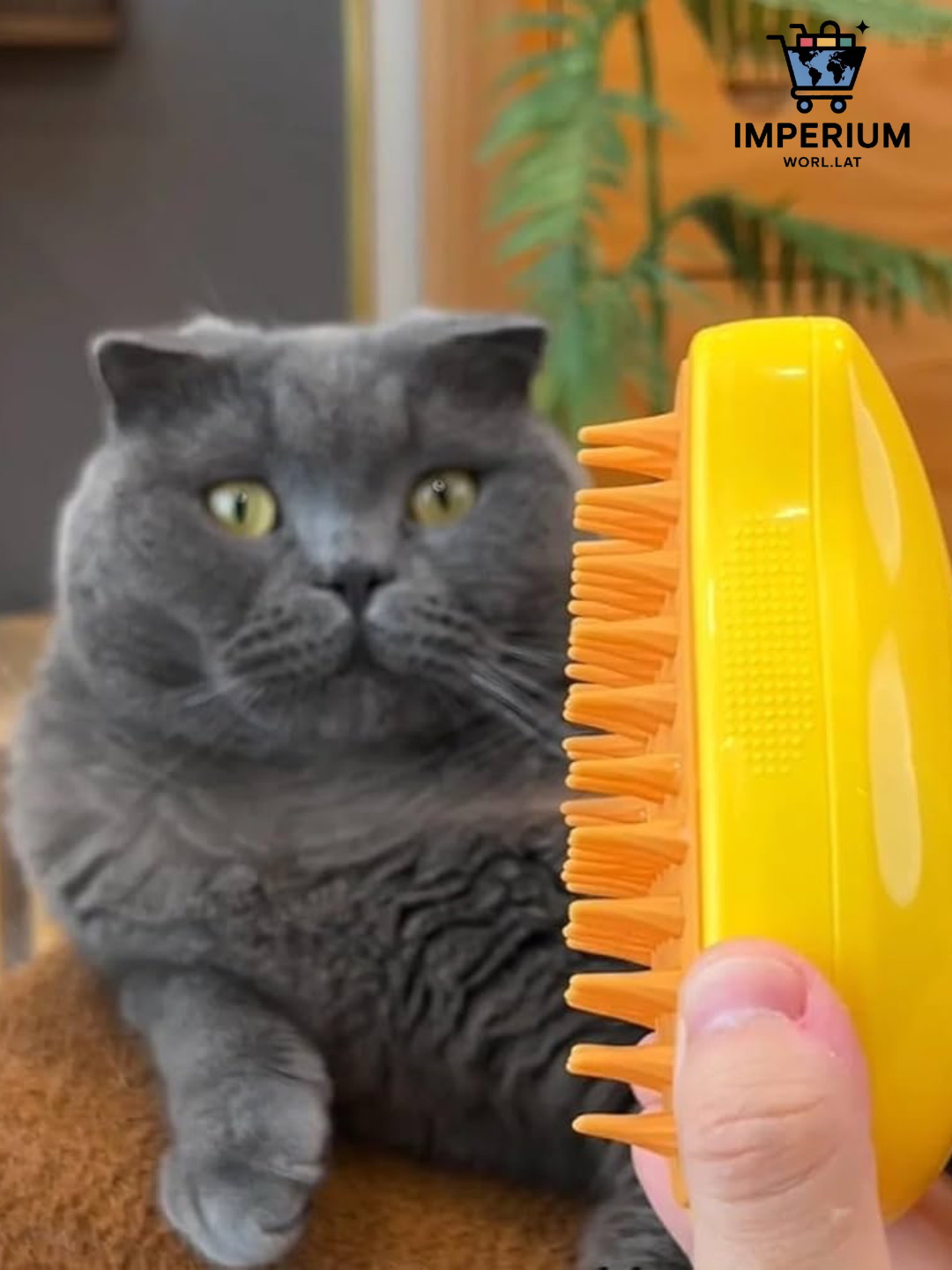 Cepillo a Vapor Premium 3 en 1 para Mascotas